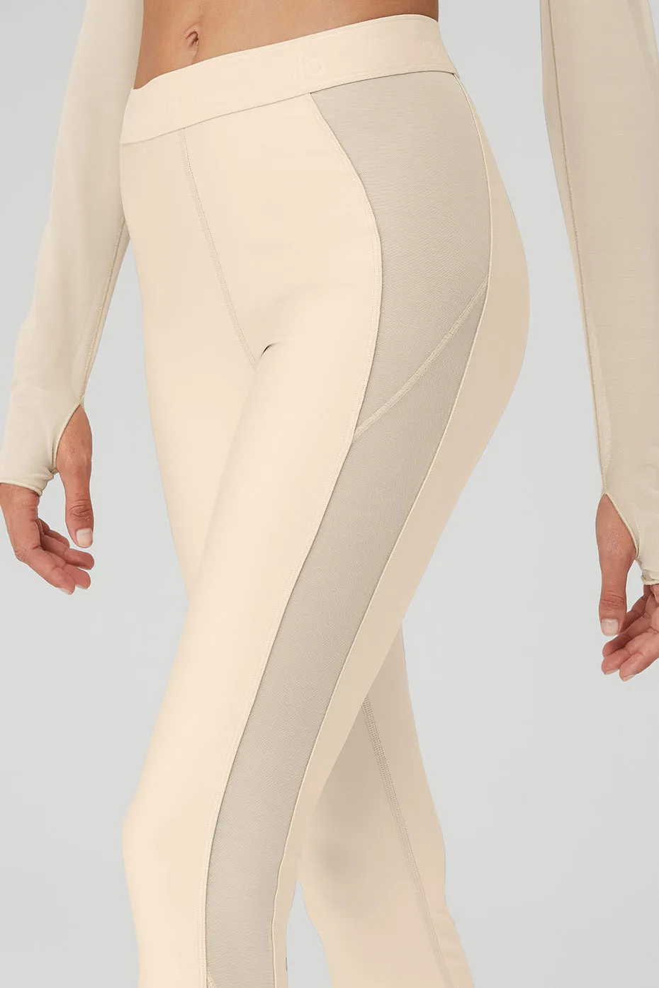 Airlift High-Waist Ballet Dream Legging - Macadamia