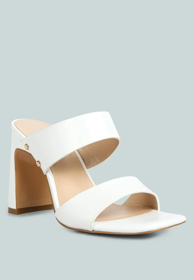 Alodia Slim Block Heel Sandals