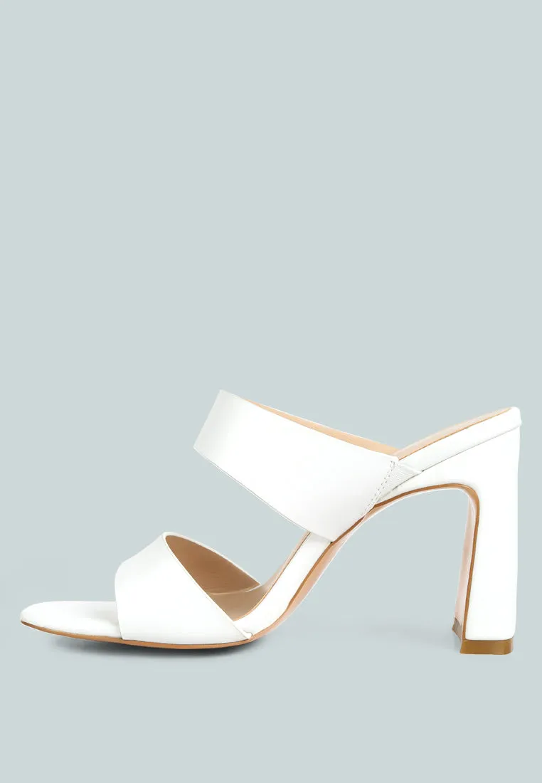 Alodia Slim Block Heel Sandals