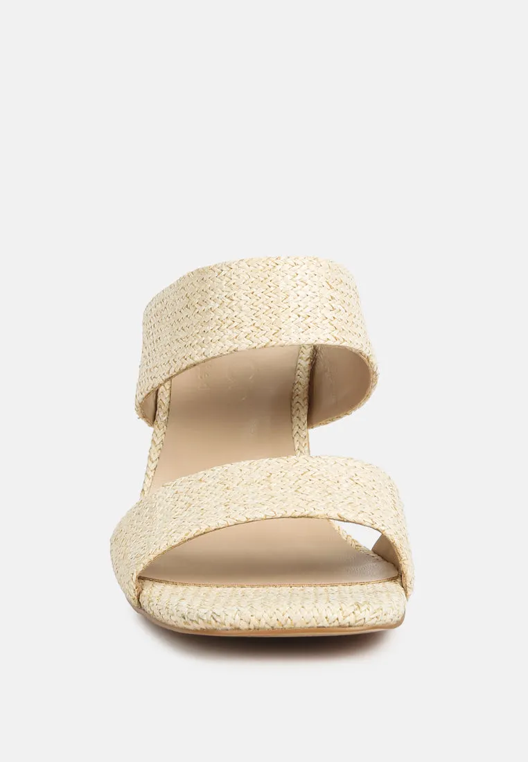 Alodia Slim Block Heel Sandals