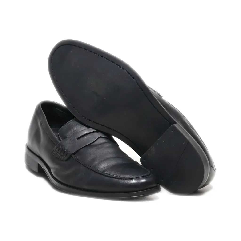 Banana Republic Formal Slip Ons Canvas Black Colour For Men