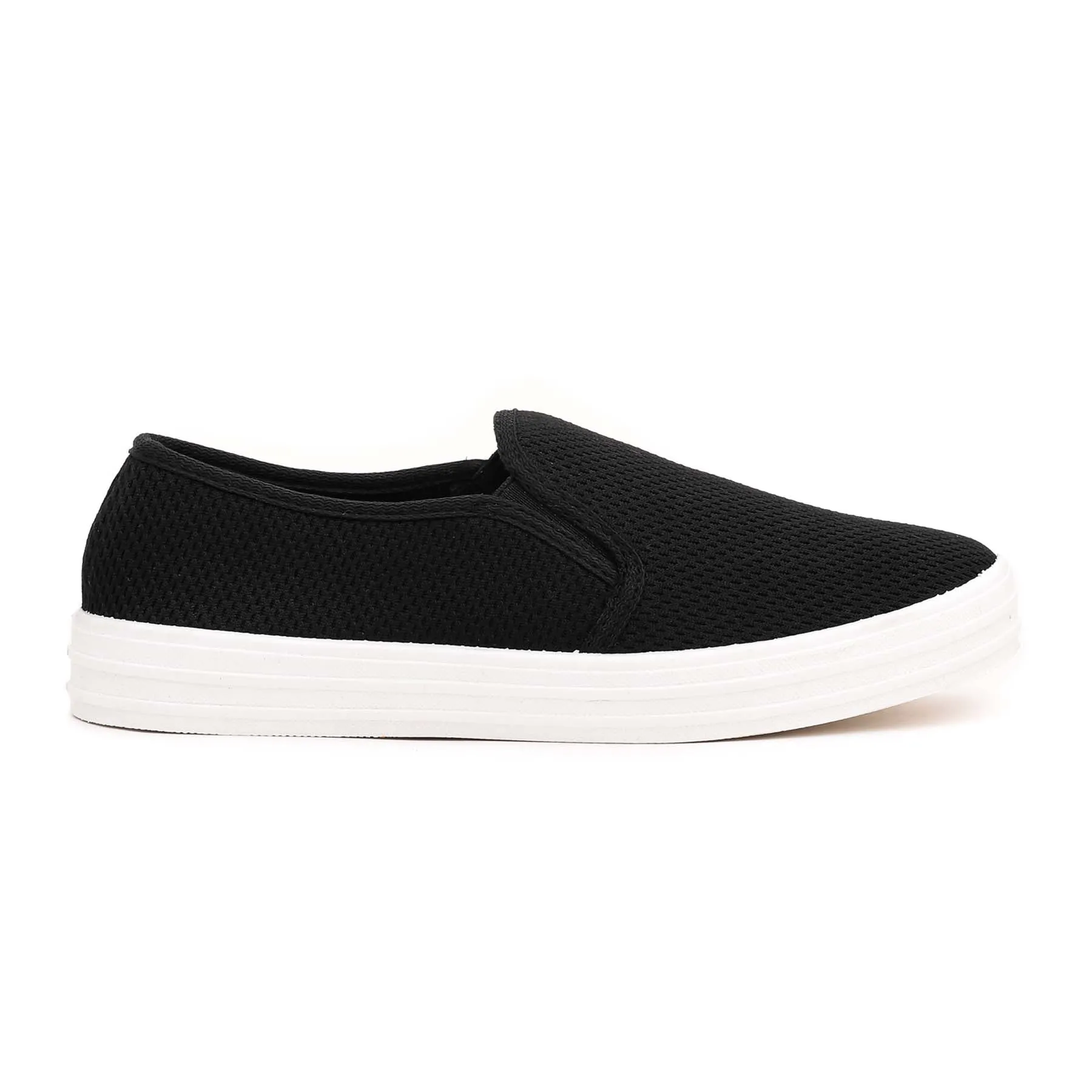 Black Casual Slip Ons WN6132