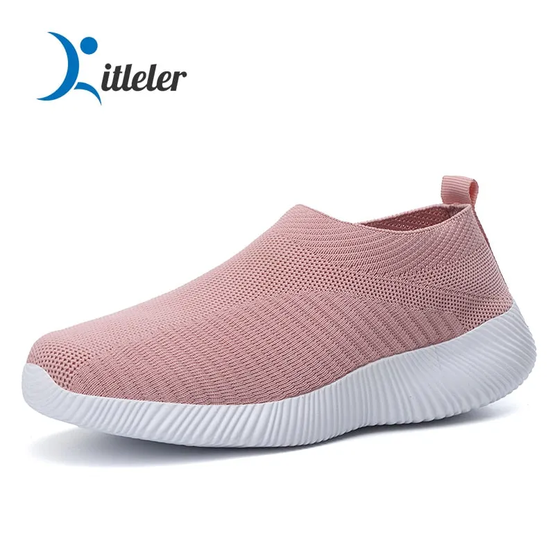 Breathable Sport Running Shoes for Women Lightweight Mesh Walking Shoes Trainers Workout Sneakers Gym Jogging Sneakers Female