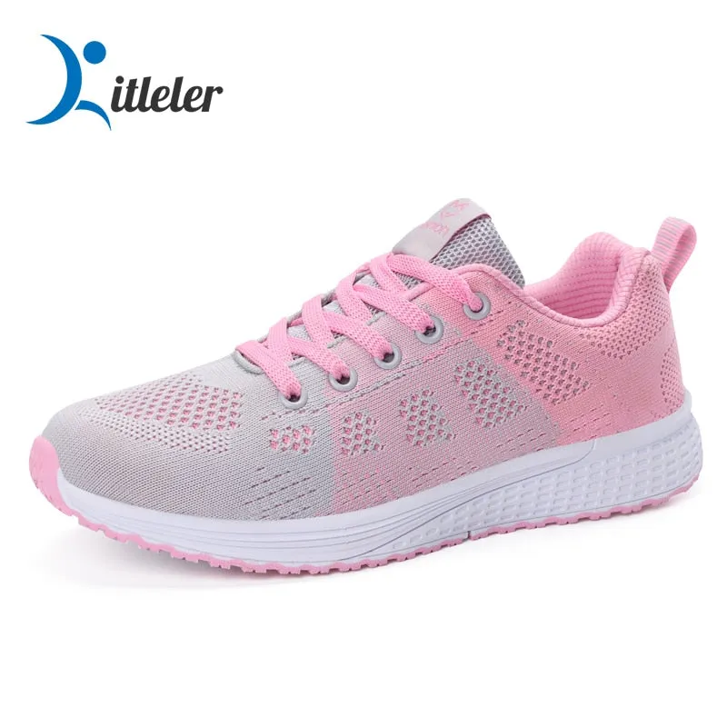 Breathable Sport Running Shoes for Women Lightweight Mesh Walking Shoes Trainers Workout Sneakers Gym Jogging Sneakers Female