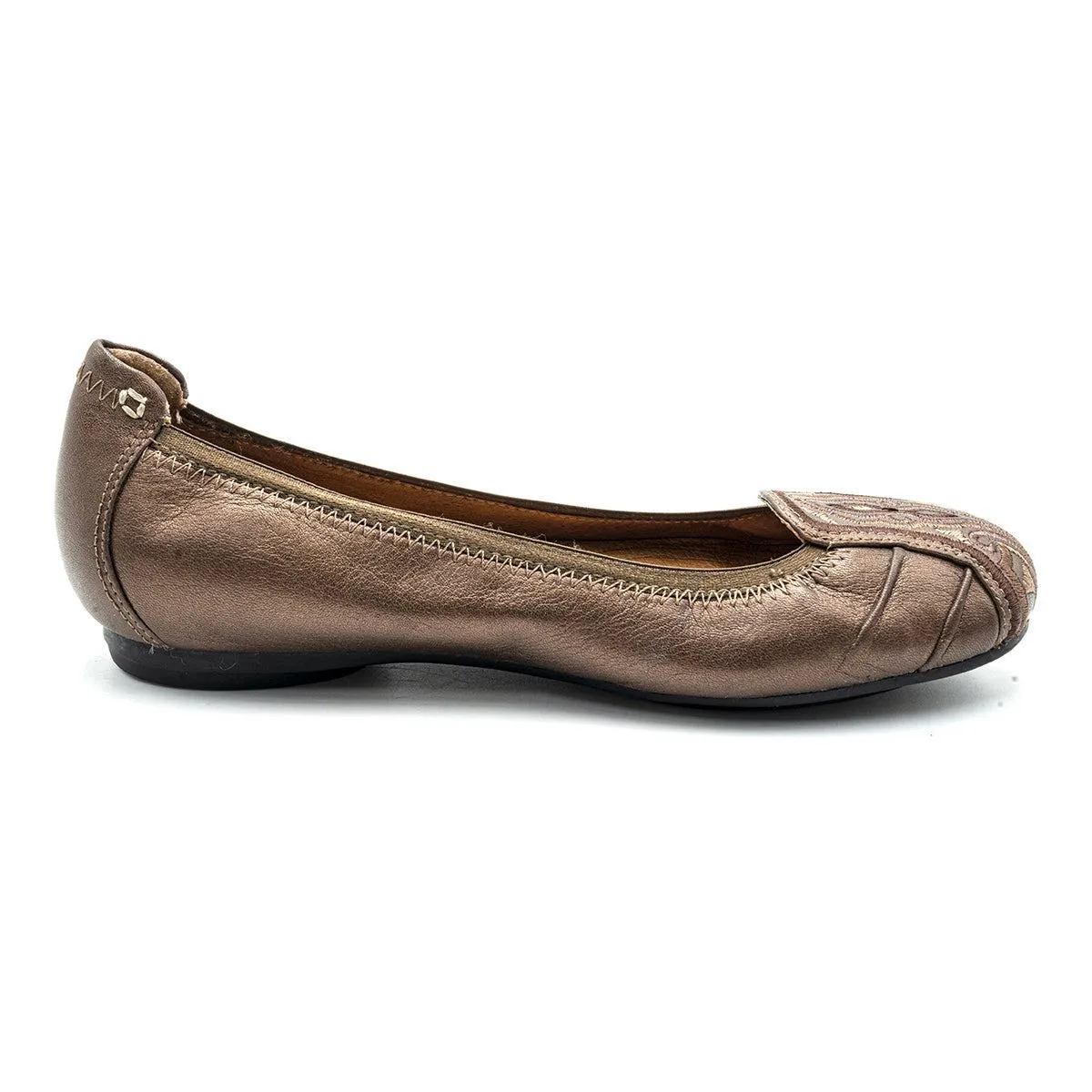 Clarks Indigo Ballerinas Leather Brown Colour For Women