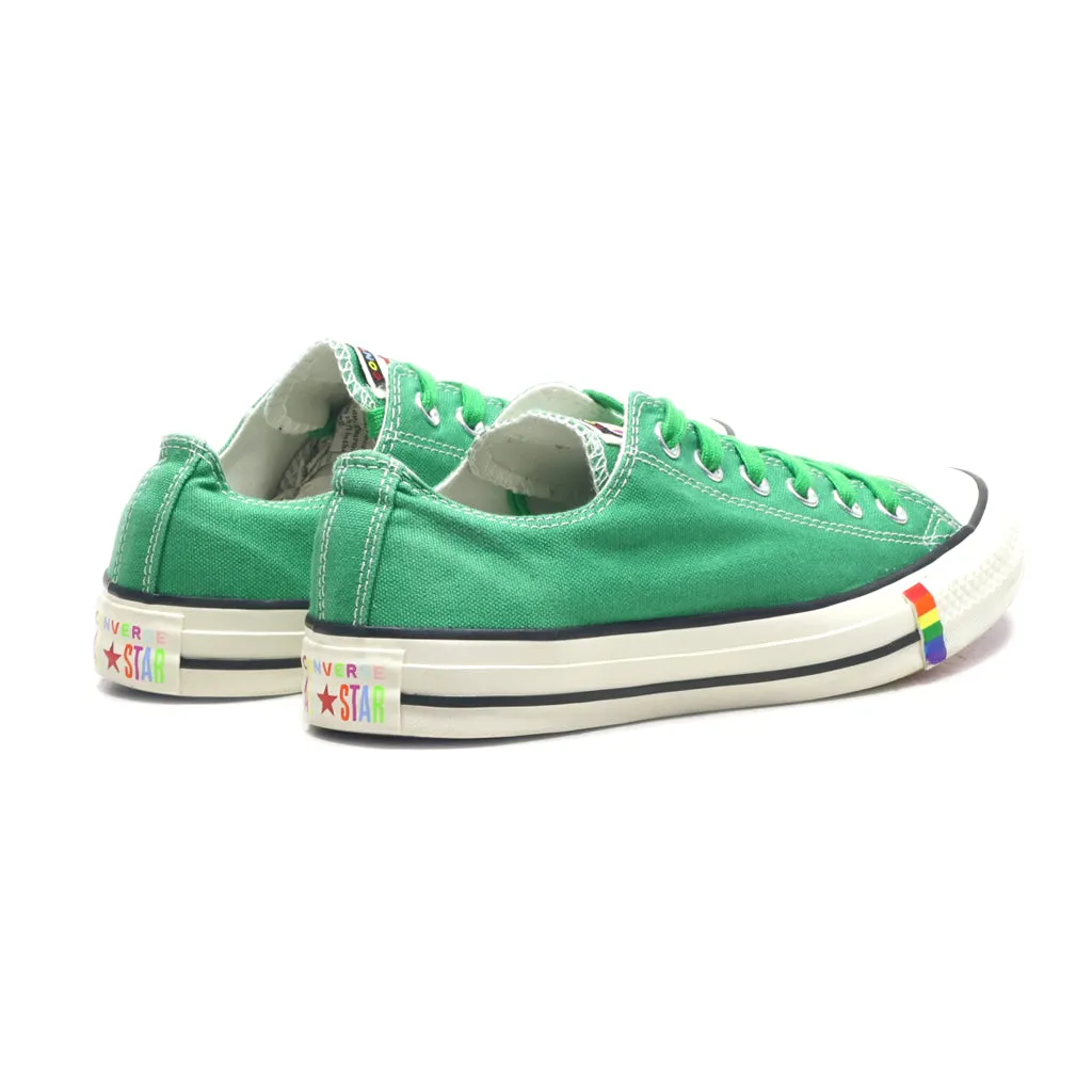 Converse All Star Lgbt Rainbow Low-Top Sneakers Canvas Green Colour For Women