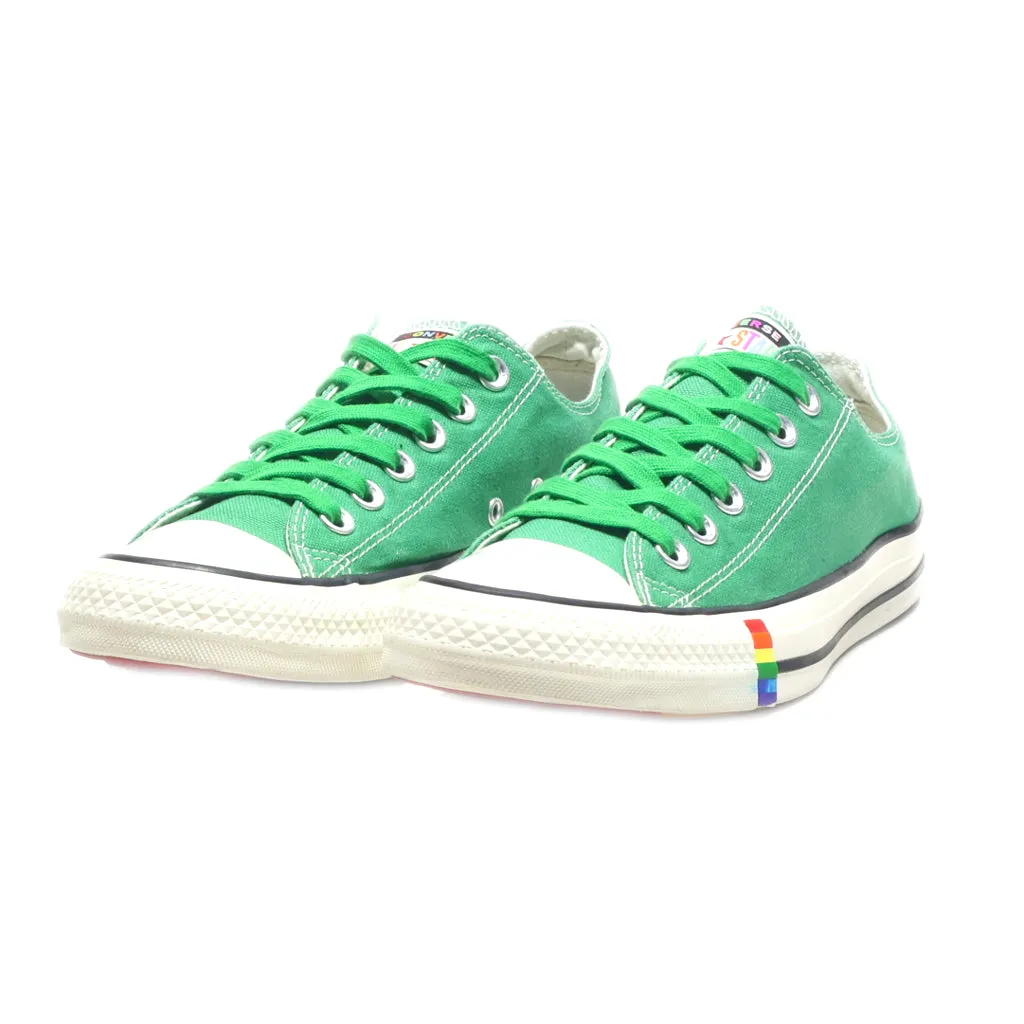 Converse All Star Lgbt Rainbow Low-Top Sneakers Canvas Green Colour For Women