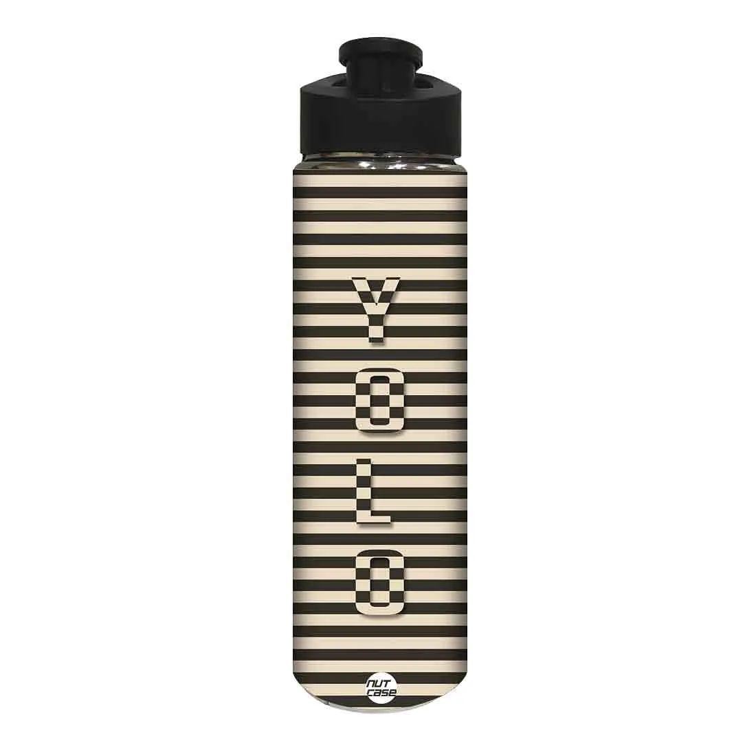 Designer Stainless Steel Water Bottle -  Yolo