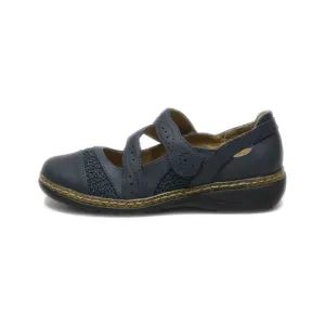 Easy Street Osaka Slip Ons Leather Black Colour For Women