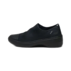 Ecco Danish Design Slip Ons Fabric Black Colour For Women