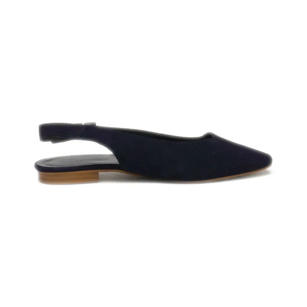 Esprit Slip Ons Suede Blue Colour For Women