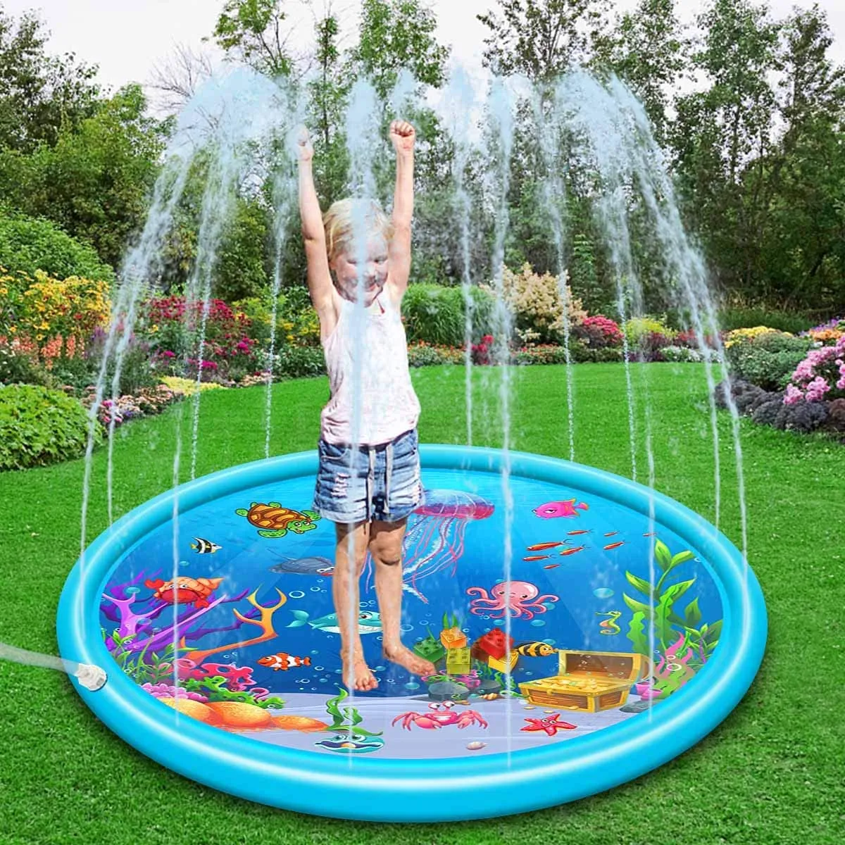 Inflatable Splash Pad For Kids 170CM