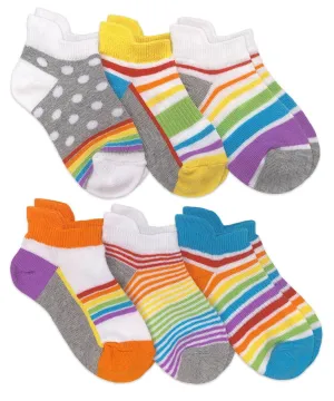 Jefferies - 6 Pack Low Cut Rainbow Socks