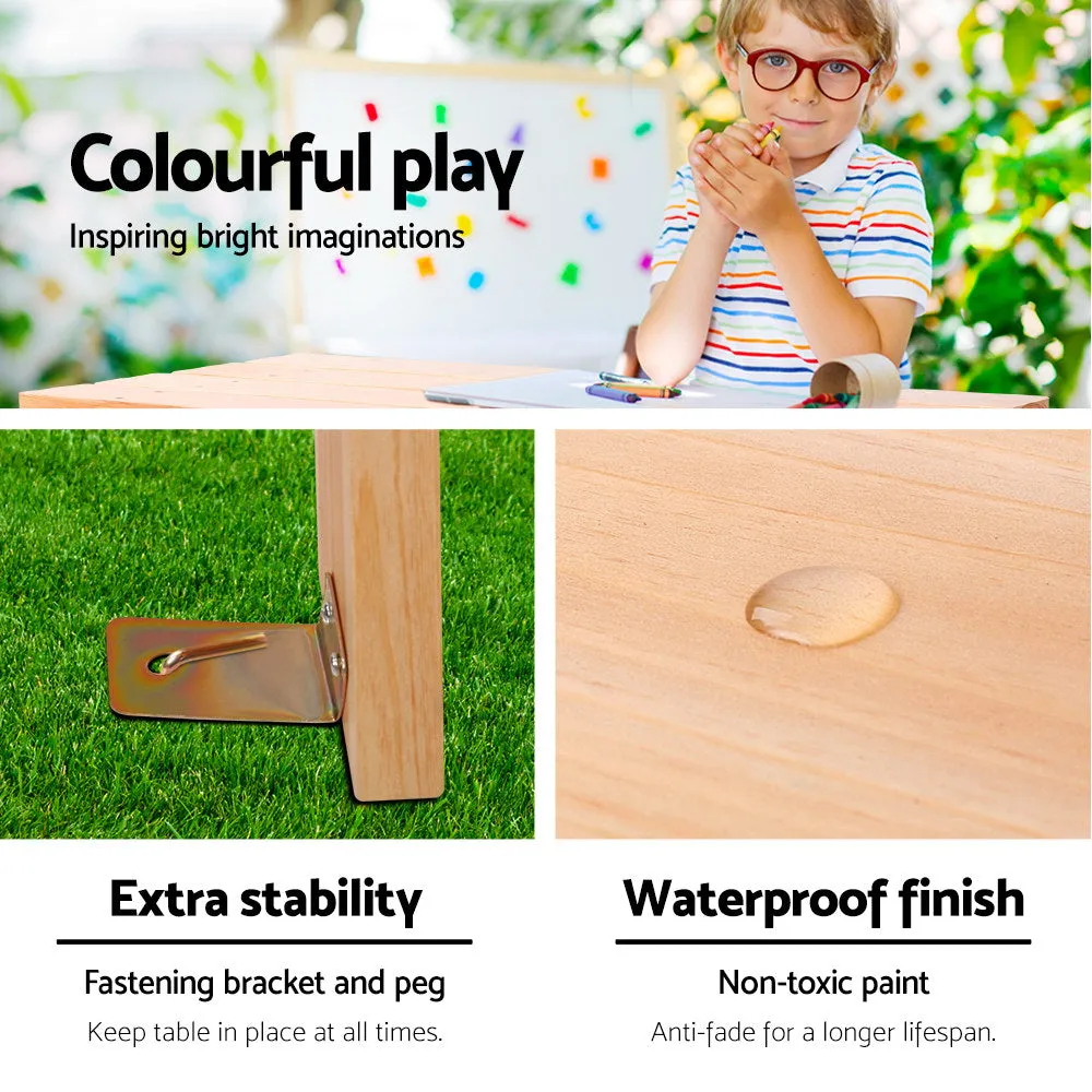 Kids Wooden Picnic Bench Set