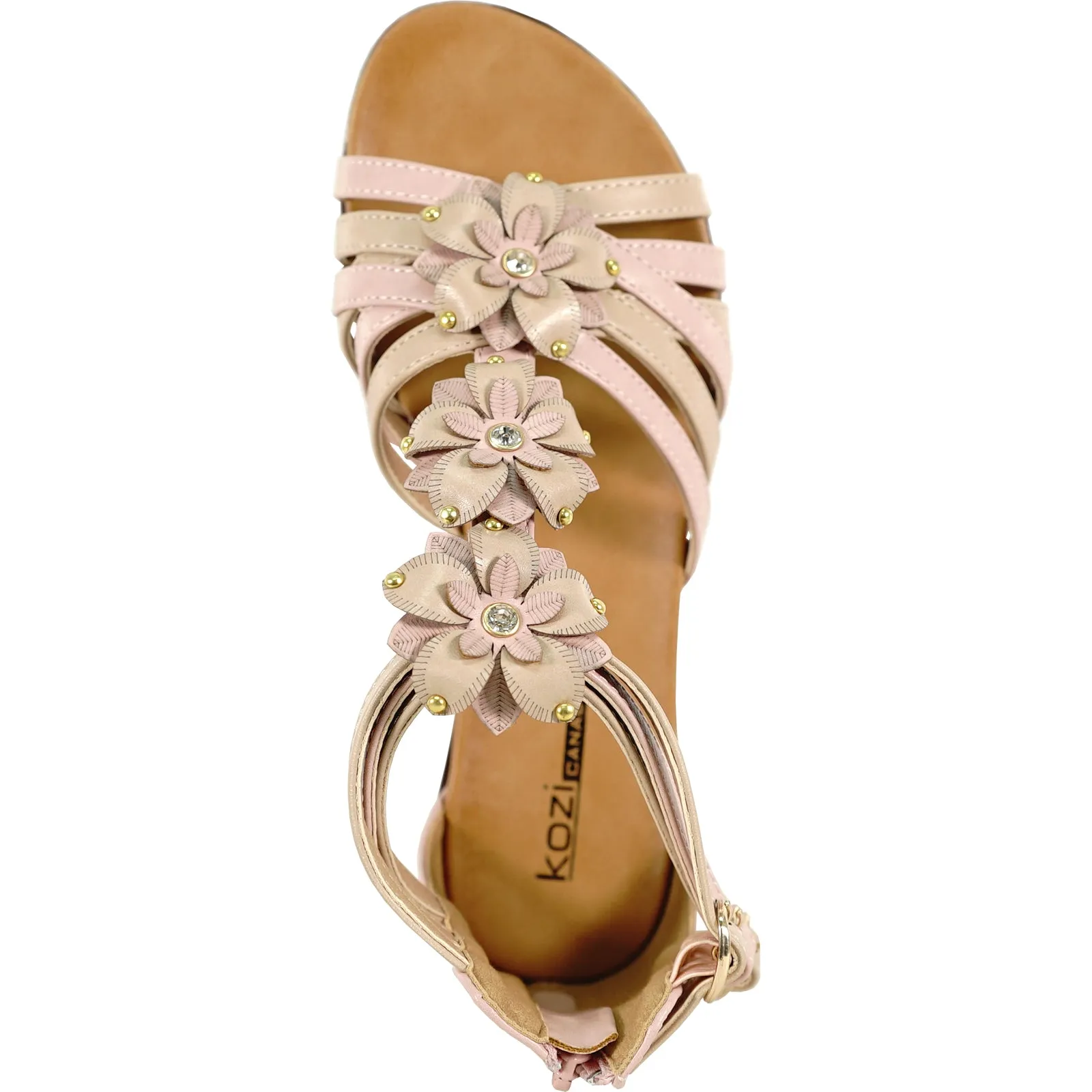 KOZI Women Sandal LILA Comfort Flat Sandal Pink