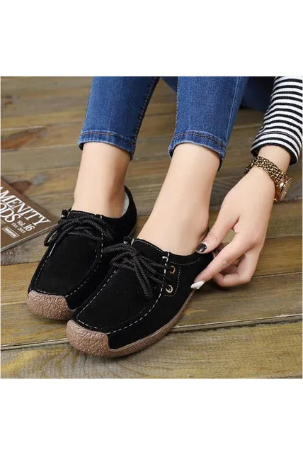 Lace-up Women Flats