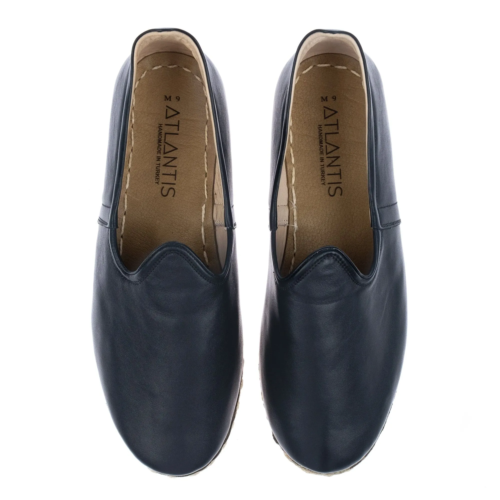 Men's Black Slip On Shoes