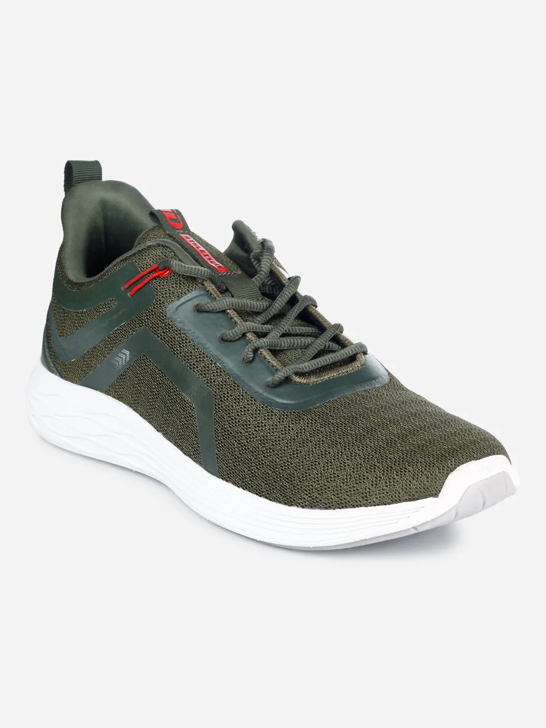 Men's Olive Lace Up Sneaker (ID7513)