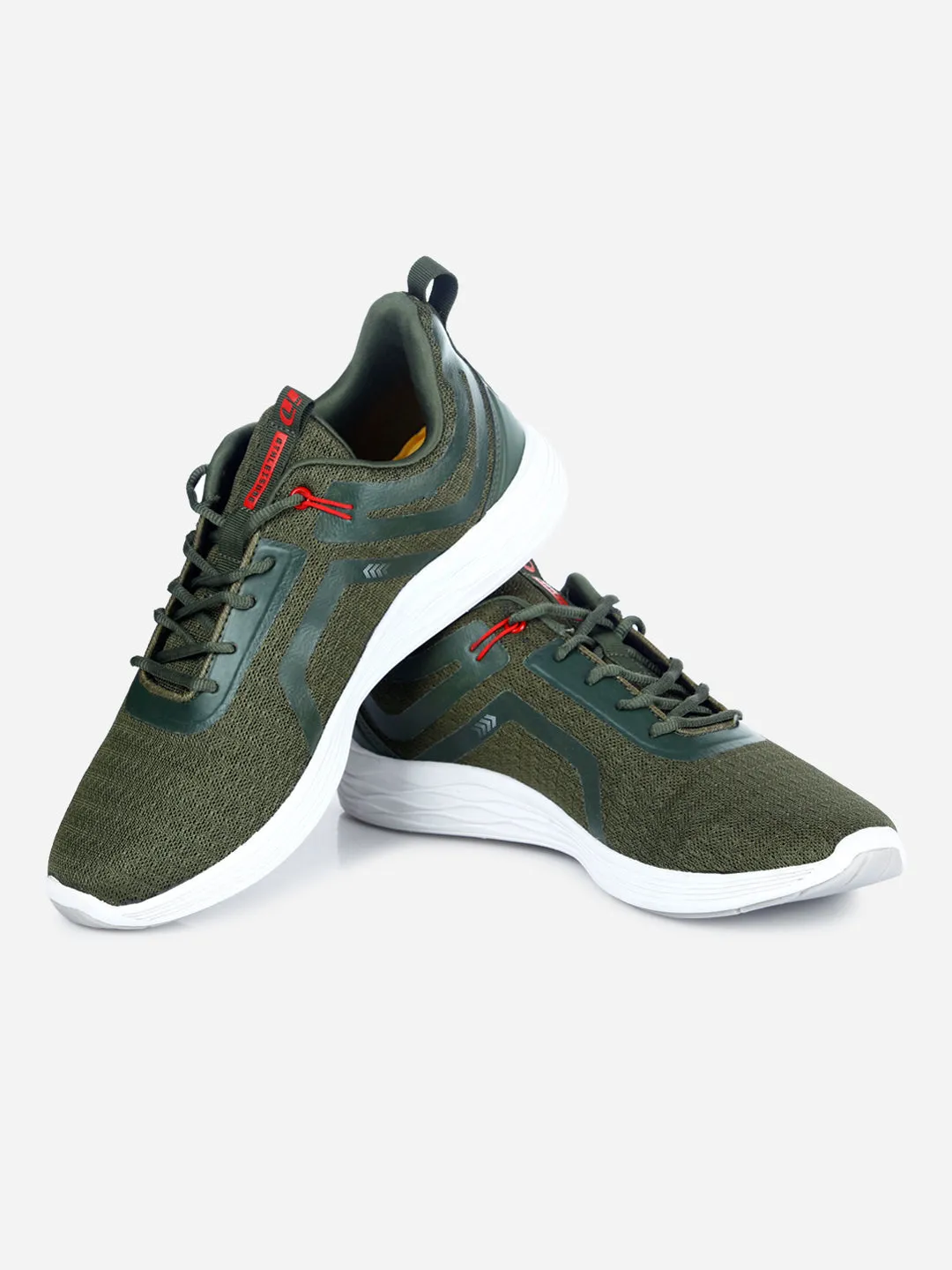 Men's Olive Lace Up Sneaker (ID7513)