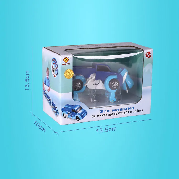 On-Chain Spring-Powered Energy Storage Deformation Dog Toy Car, TO0053