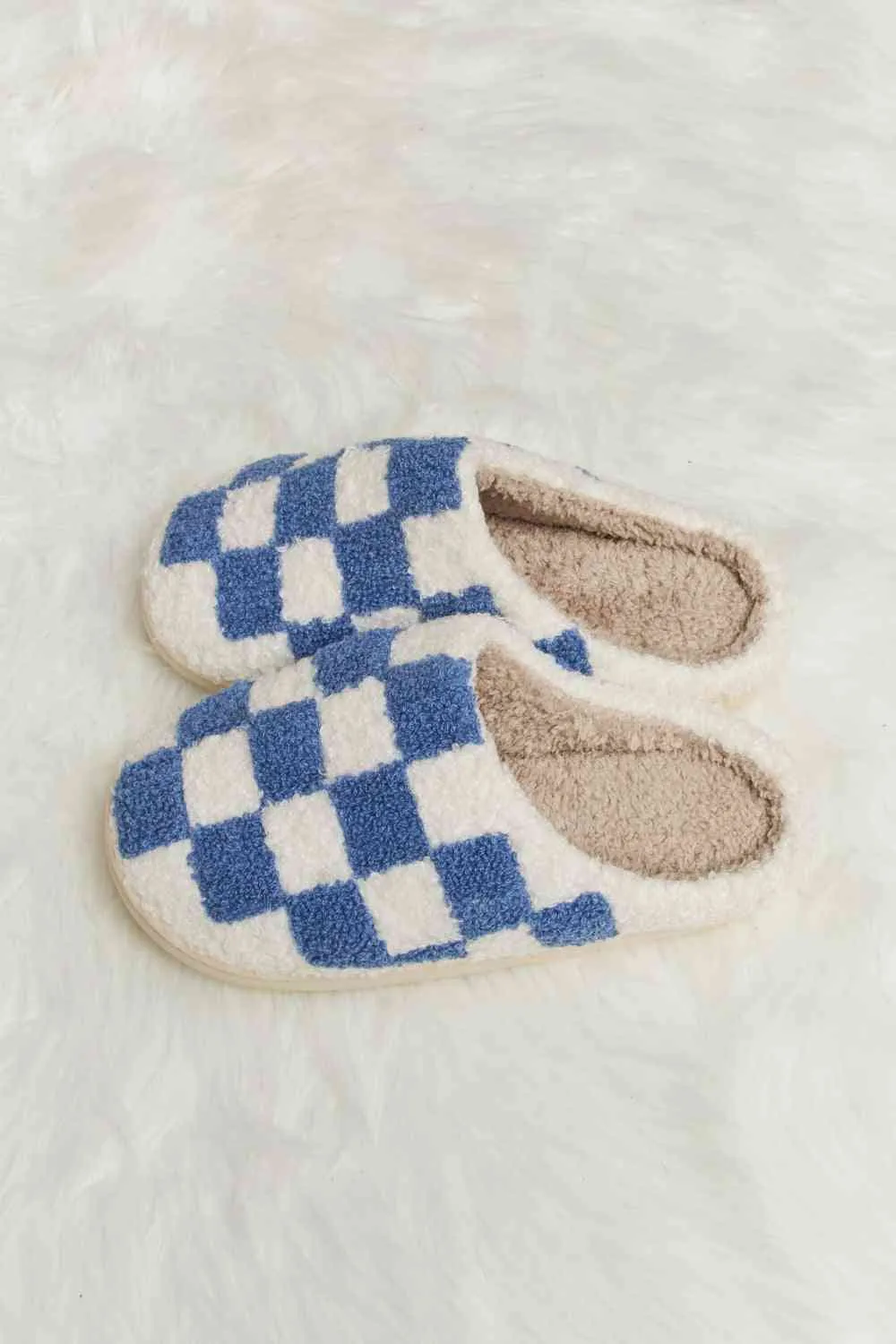 Retro Checkered Slippers