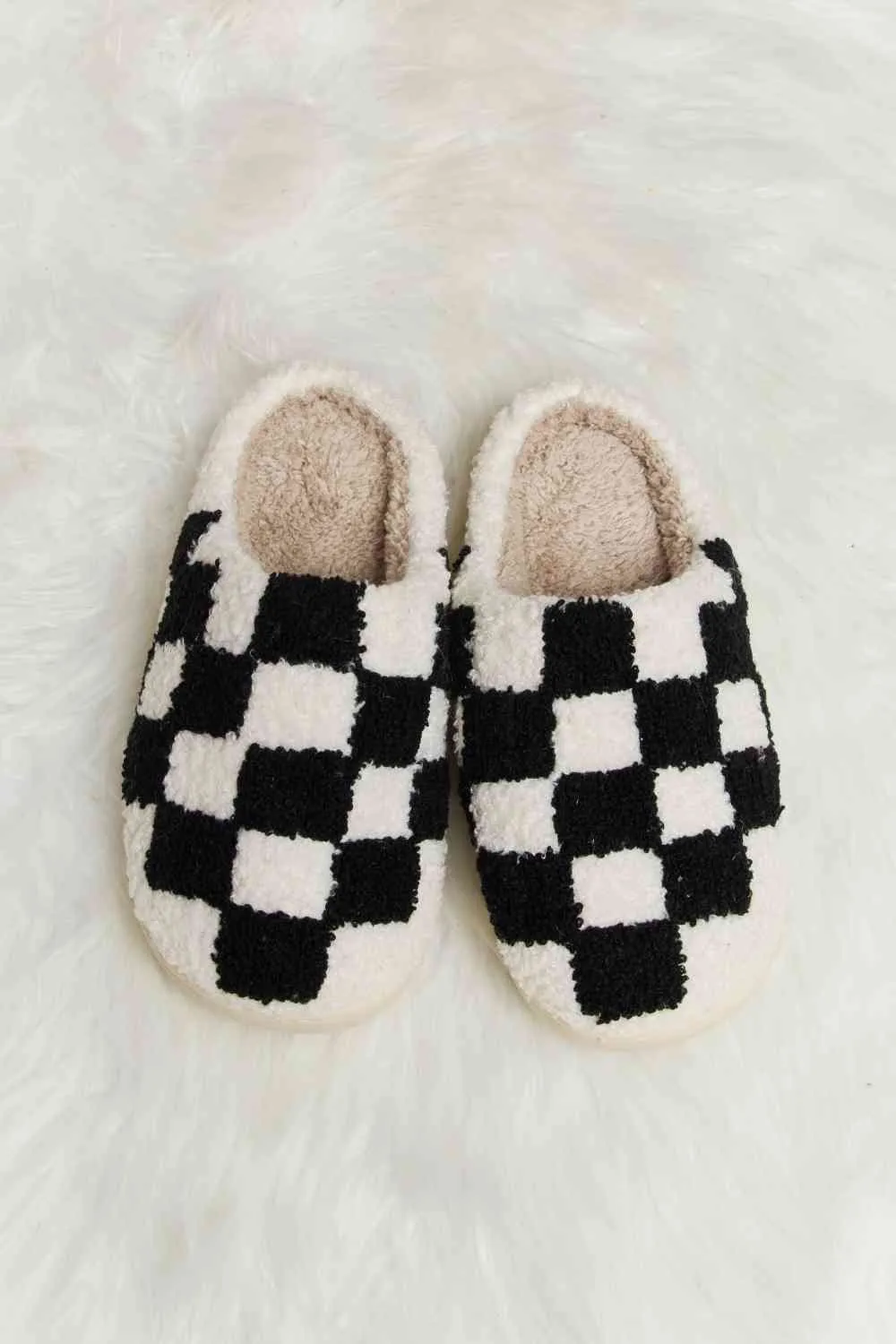 Retro Checkered Slippers