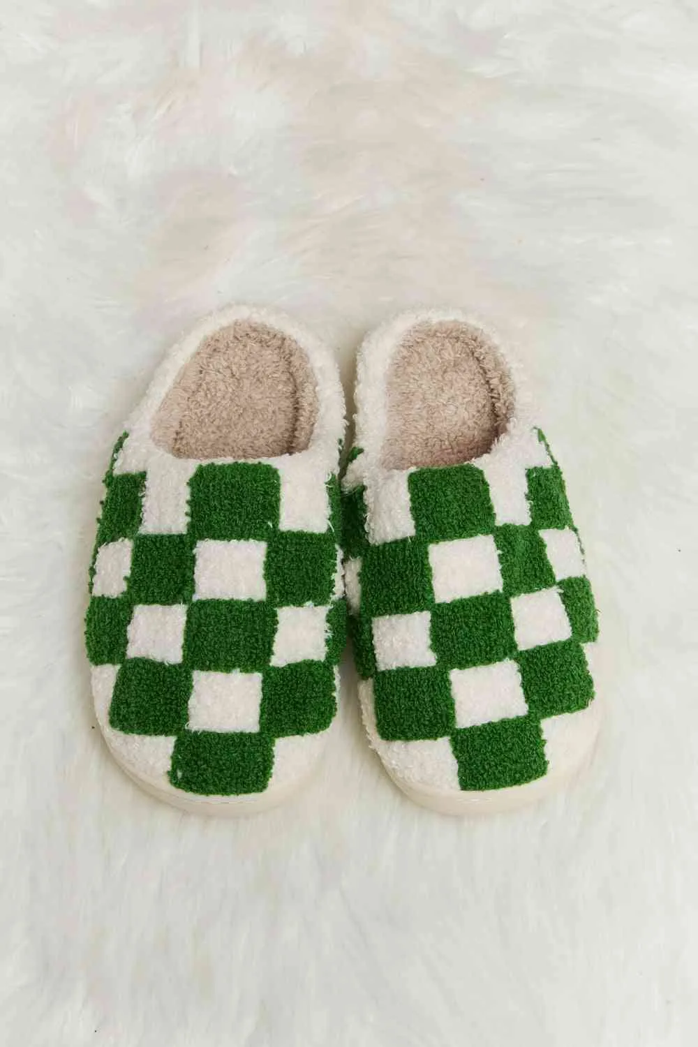 Retro Checkered Slippers