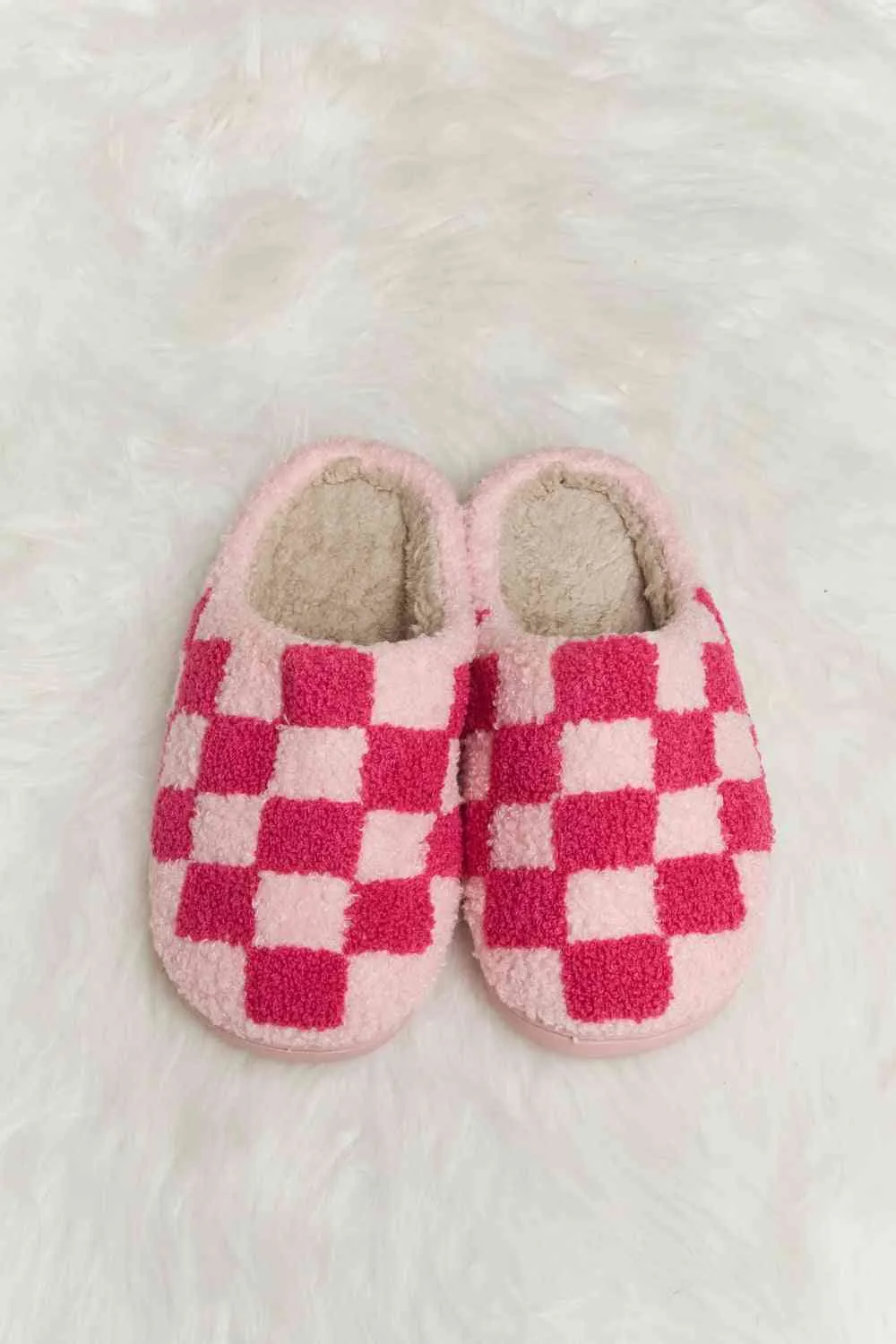 Retro Checkered Slippers