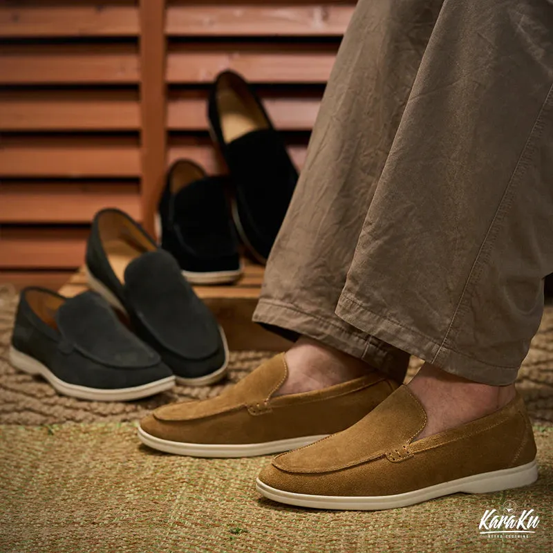 Slip-On Suede Loafers