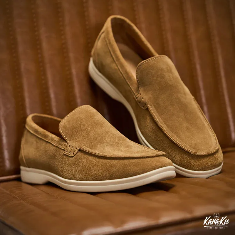 Slip-On Suede Loafers