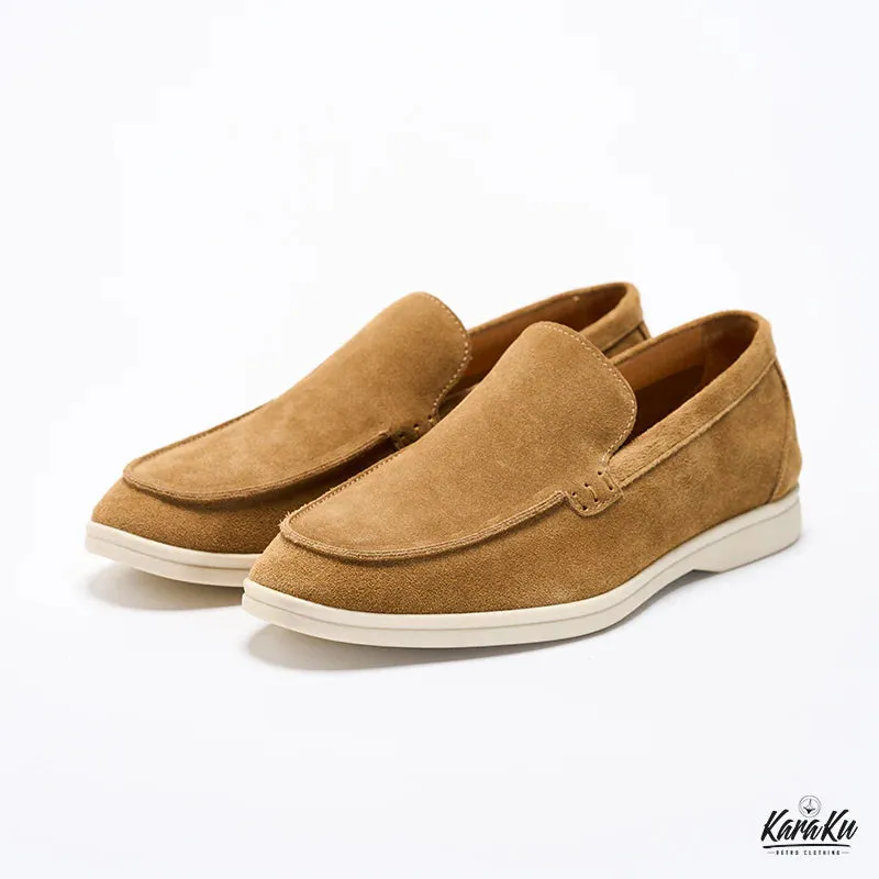 Slip-On Suede Loafers