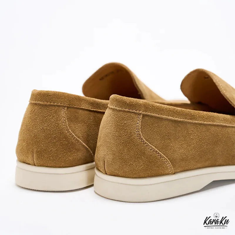 Slip-On Suede Loafers