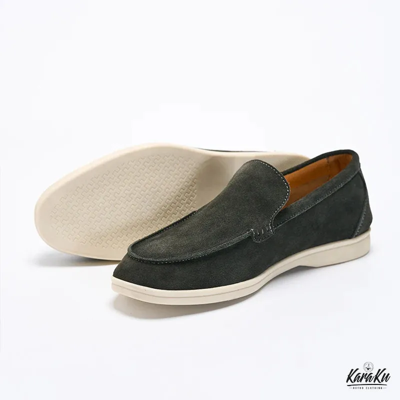 Slip-On Suede Loafers