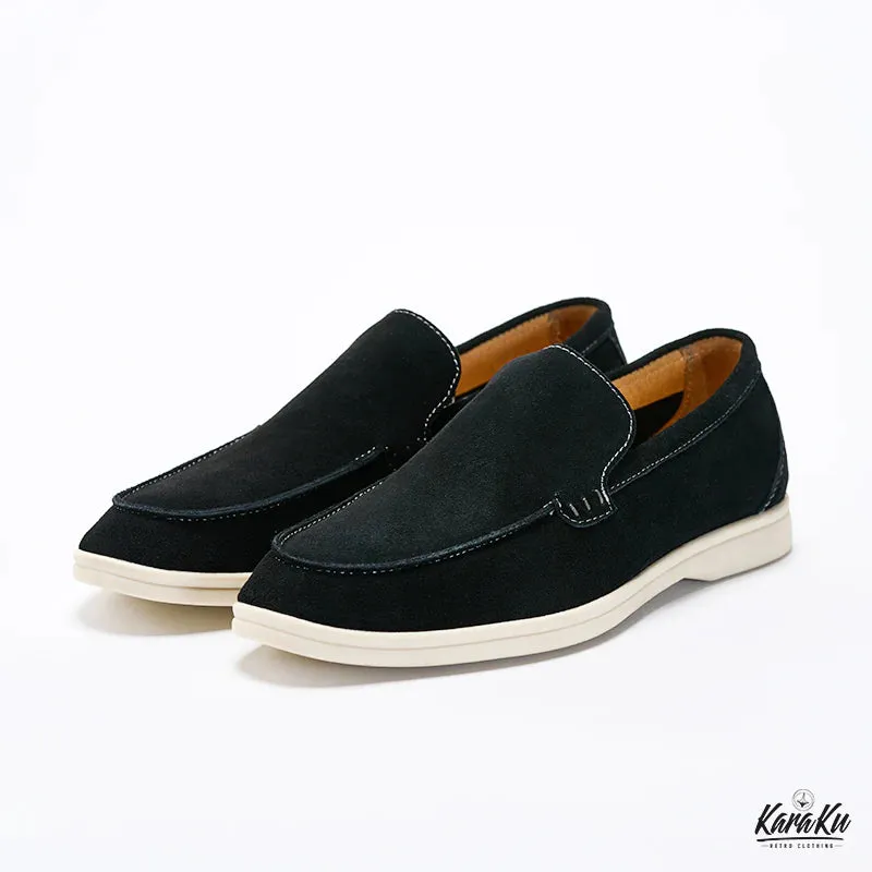 Slip-On Suede Loafers