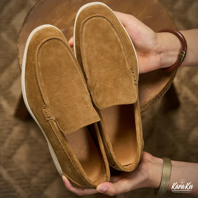 Slip-On Suede Loafers