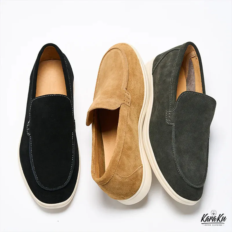 Slip-On Suede Loafers