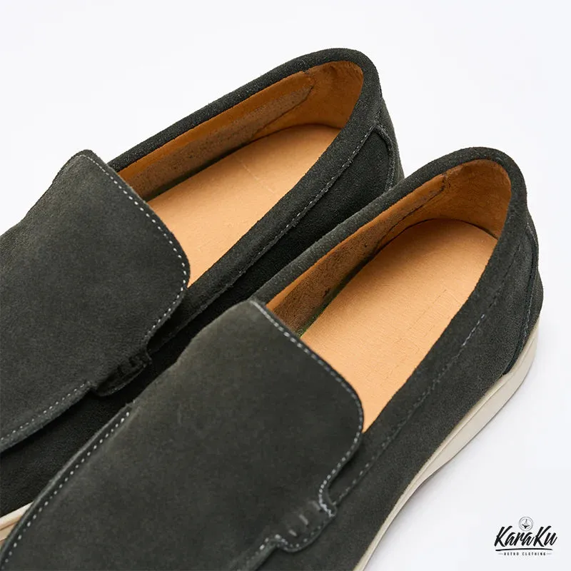 Slip-On Suede Loafers