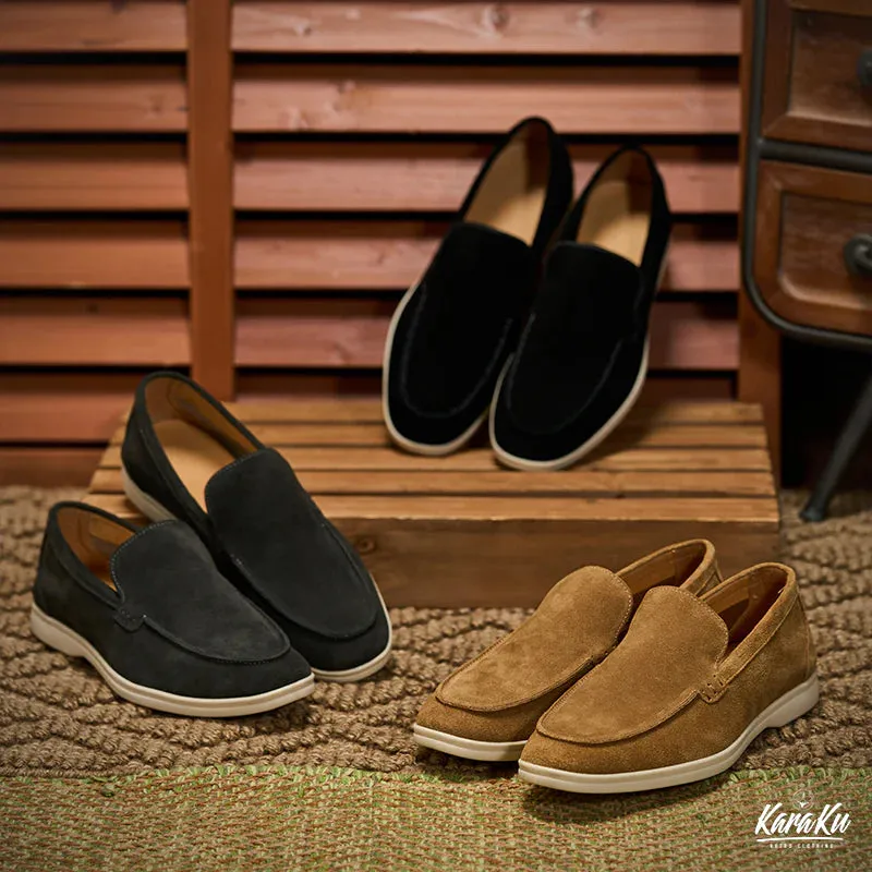 Slip-On Suede Loafers