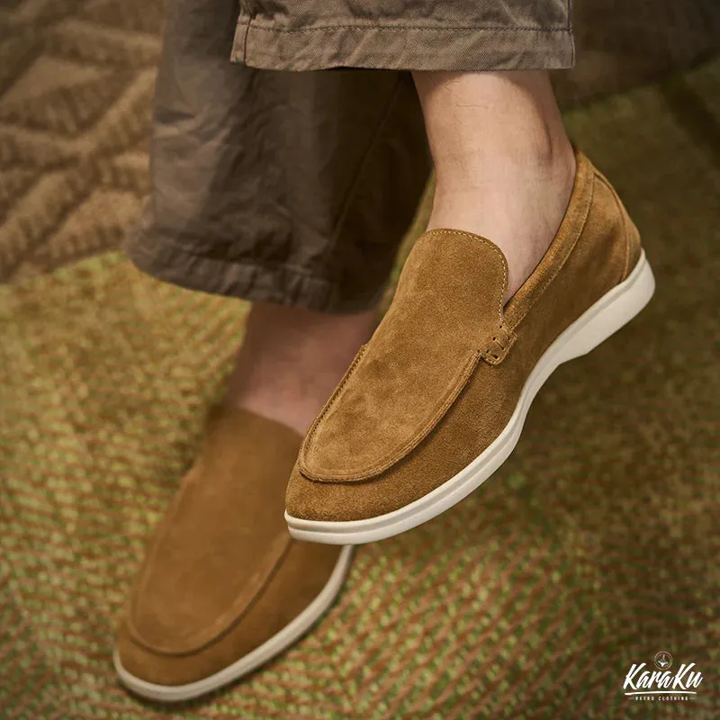 Slip-On Suede Loafers