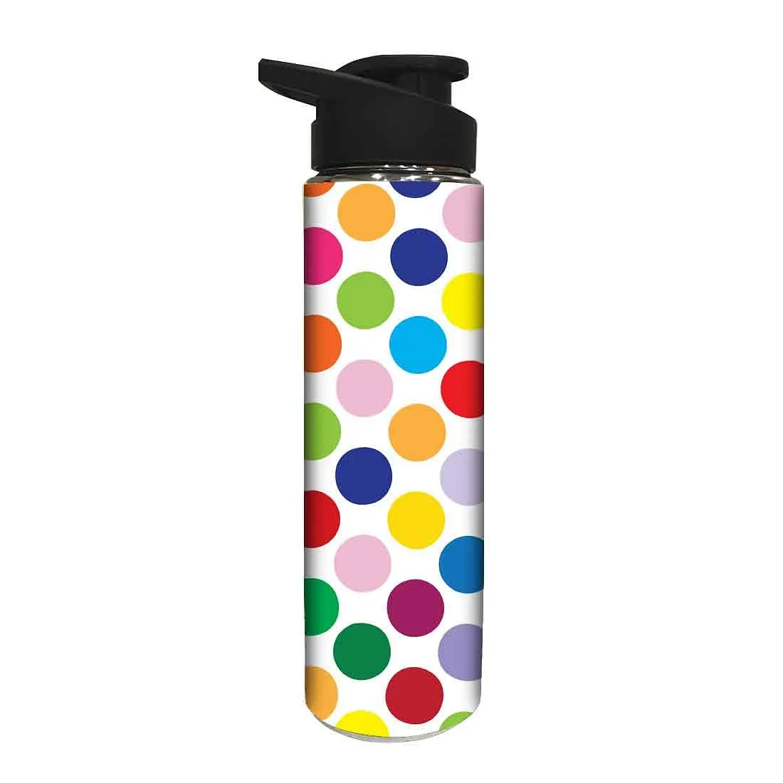 Stainless Steel Water Bottle -  Dots with Background