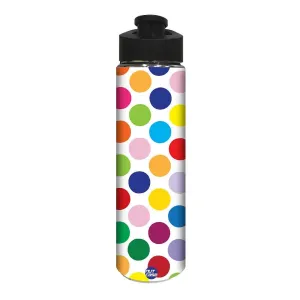 Stainless Steel Water Bottle -  Dots with Background