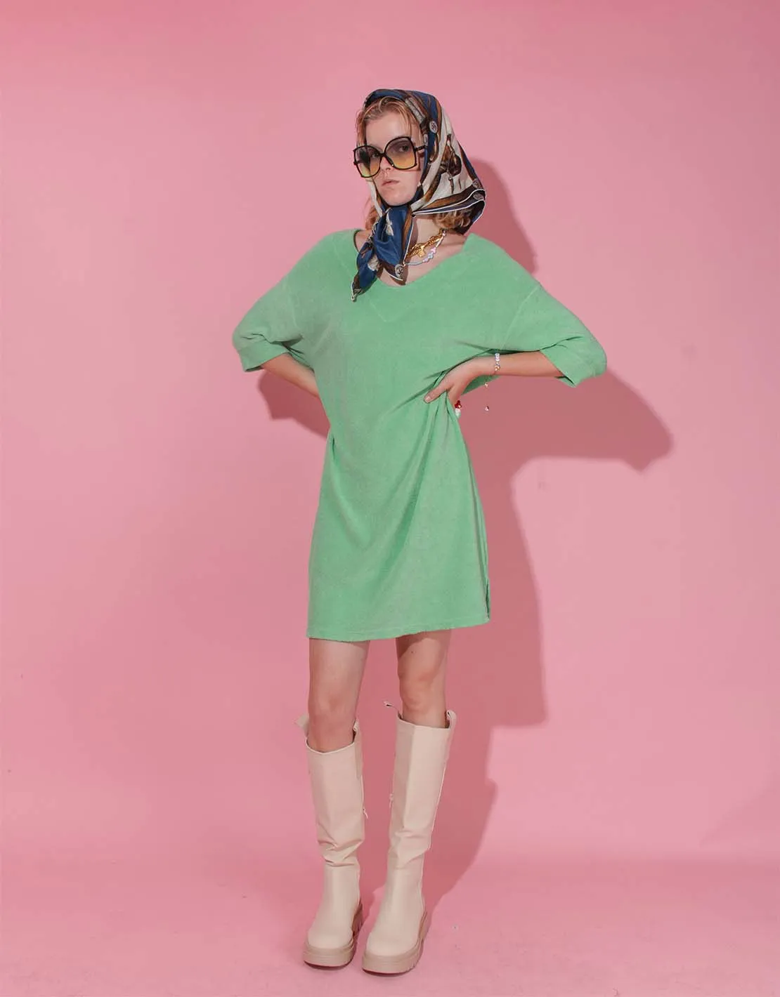 Terrycloth dress