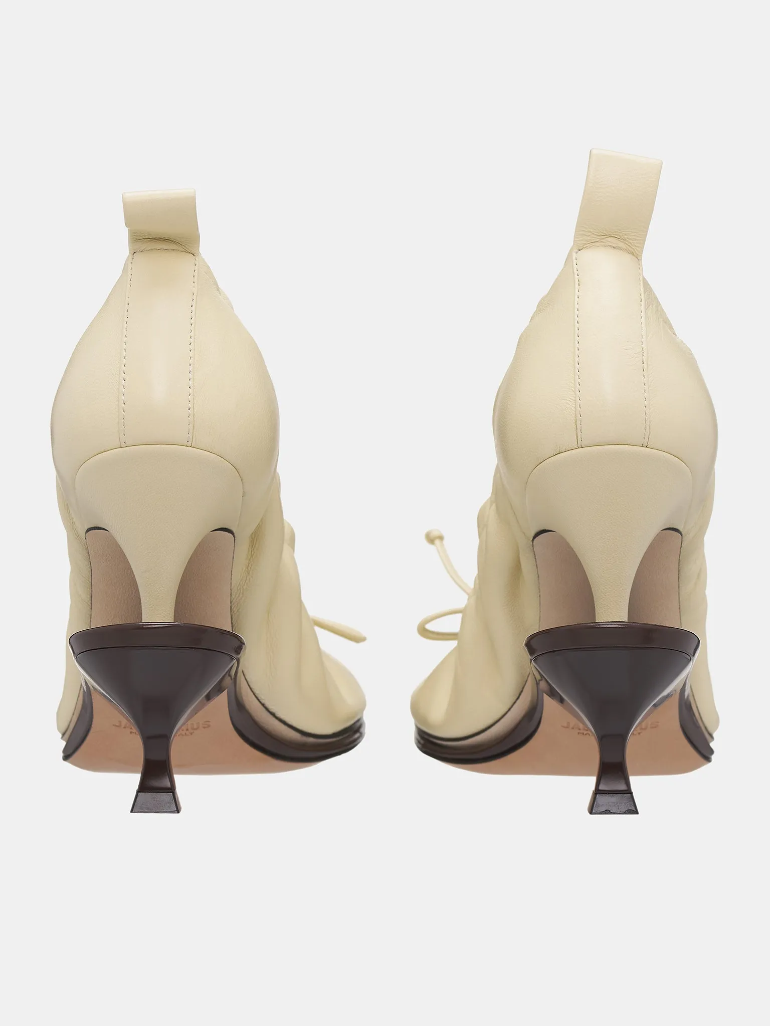 The Double Ballerina Heels (243FO154-4036-YELLOW-BROWN)