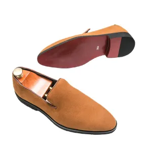 The rossi S2  - Red Bottom Dandelion  Men's Leather Loafers