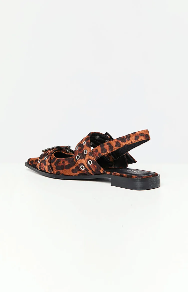 Therapy Matilda Leopard Print Pointed Flats