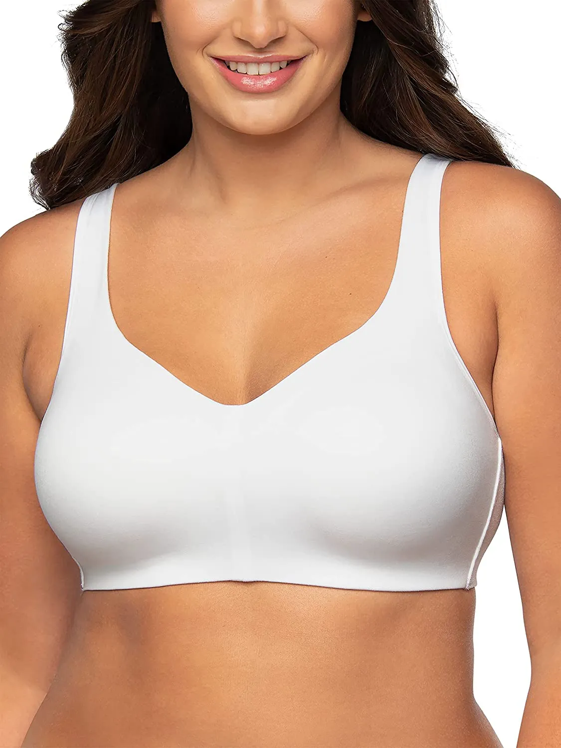 Vanity Fair Women’s Beyond Comfort Seamless Back Wireless Bra (34B-44DD)