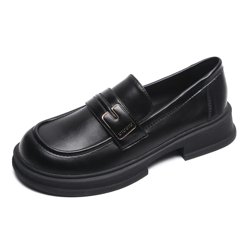 Women Minimalist Comfort Solid Casual Loafers