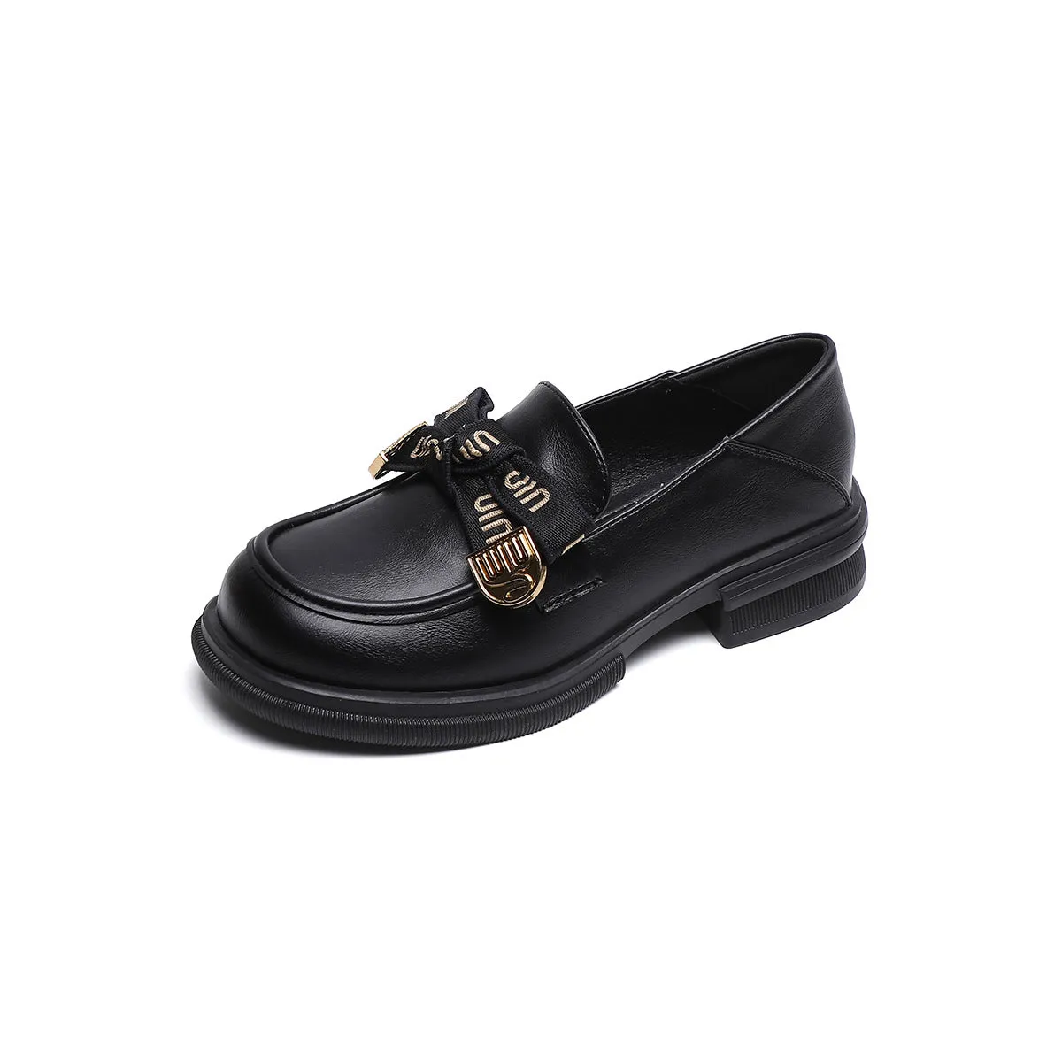 Women Retro Bowknot Soft Casual Loafers