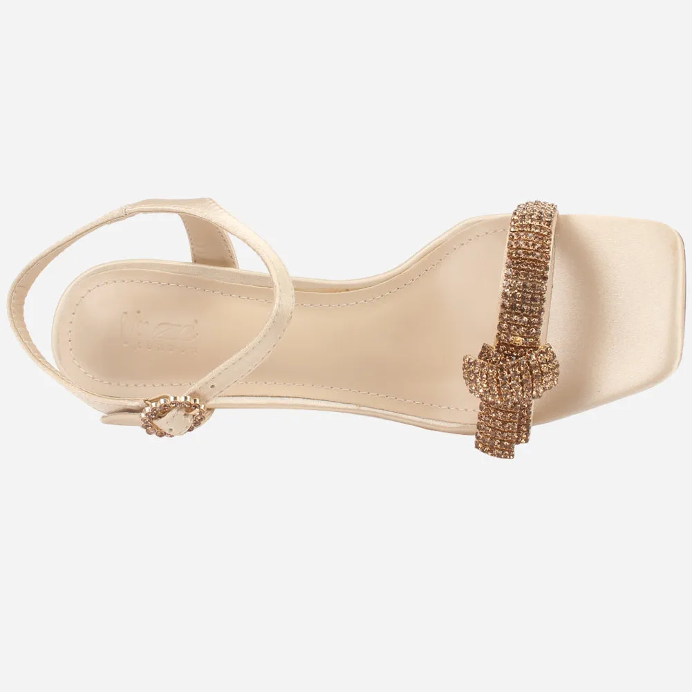 Women's "RIDA" Diamante Stiletto Sandals